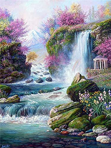 Malen nach Zahlen Ölgemälde nach Zahlen DIY Berg Wasserfall Landschaftsmalerei Acrylfarbe Auf Leinwand Für Wohnkultur Ölgemälde Geschenk 40x50cm Malen nach Zahlen Ölgemälde nach Zahlen DIY Berg Wasserfall Landschaftsmalerei Acrylfarbe Auf Leinwand Für Wohnkultur Ölgemälde Geschenk 40x50cm von Zdklfm69