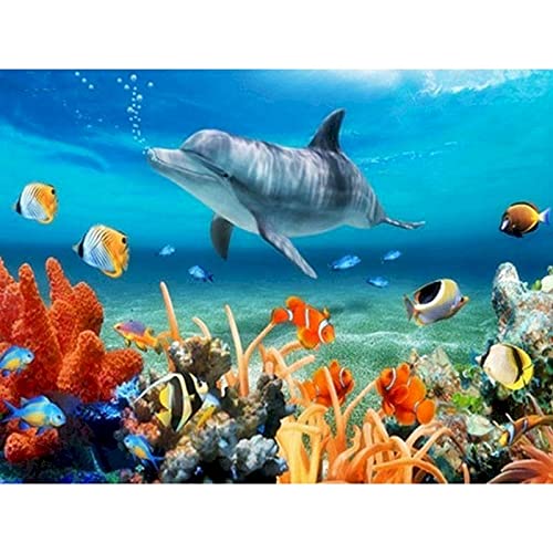 Malen nach Zahlen Ölgemälde nach Zahlen Delphin Unterwasserwelt Tiere Malen Nach Zahlen Auf Leinwand HandPaint Kits Wandkunst Dekor Geschenke 40x50cm Malen nach Zahlen Ölgemälde nach Zahlen Delphin Unterwasserwelt Tiere Malen Nach Zahlen Auf Leinwand HandPaint Kits Wandkunst Dekor Geschenke 40x50cm von Zdklfm69