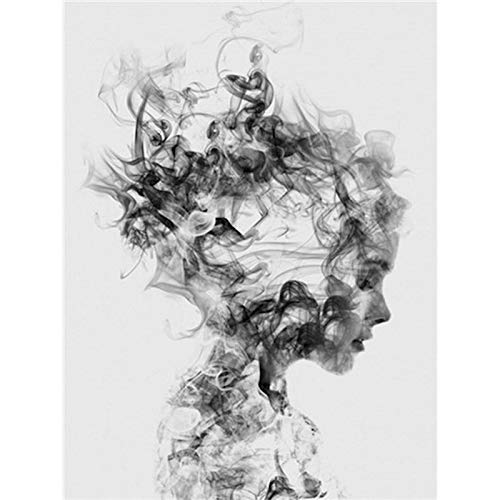 Zdklfm69 Malen nach Zahlen Ölgemälde nach Zahlen Erwachsene Mädchen Figur Bilder nach Zahlen Handbemalt Home Decor Wall Art (Ohne Rahmen) 40x50cm von Zdklfm69