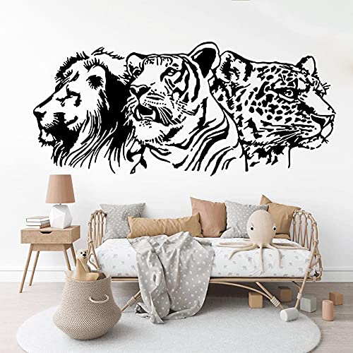 Zdklfm69 Wandtattoo Wandaufkleber Wandsticker Große Löwe Tiger Leopard Kinderzimmer Schlafzimmer Afrika Tier Zoo Wildlife Spielzimmer Vinyl Wohnkultur 113x50cm Zdklfm69 Wandtattoo Wandaufkleber Wandsticker Große Löwe Tiger Leopard Kinderzimmer Schlafzimmer Afrika Tier Zoo Wildlife Spielzimmer Vinyl Wohnkultur 113x50cm von Zdklfm69