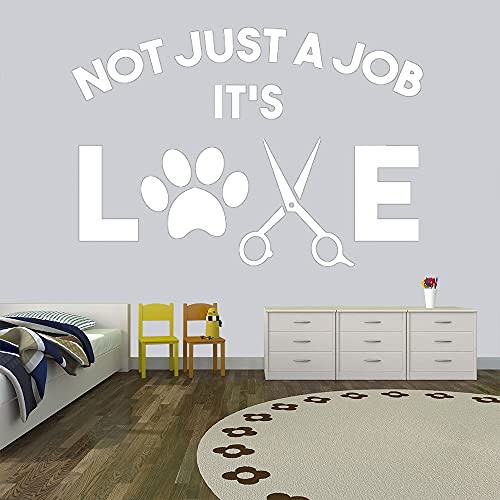 Zdklfm69 Wandtattoos Wandaufkleber Hundefriseur Vinyl Haustiere Tiere Hunde Aufkleber Abnehmbare Wandbild Welpen Pet Shop Decor 57x82cm Zdklfm69 Wandtattoos Wandaufkleber Hundefriseur Vinyl Haustiere Tiere Hunde Aufkleber Abnehmbare Wandbild Welpen Pet Shop Decor 57x82cm von Zdklfm69