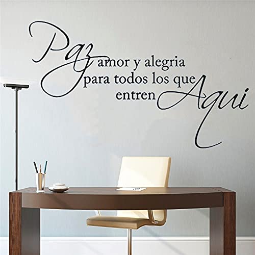 Zdklfm69 Wandtattoos Wandaufkleber Spanische Zitate Liebe Sprüche Zitate Buchstaben Phrase Wörter Vinyl Home Wanddekoration 77x46cm Zdklfm69 Wandtattoos Wandaufkleber Spanische Zitate Liebe Sprüche Zitate Buchstaben Phrase Wörter Vinyl Home Wanddekoration 77x46cm von Zdklfm69