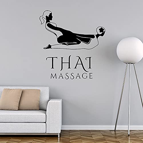Zdklfm69 Wandtattoos Wandaufkleber Thai Massage Spa Salon Vinyl Wall Art Decal für Massage Shop Schlafzimmer Wall Art Decal Mural 76x79cm Zdklfm69 Wandtattoos Wandaufkleber Thai Massage Spa Salon Vinyl Wall Art Decal für Massage Shop Schlafzimmer Wall Art Decal Mural 76x79cm von Zdklfm69