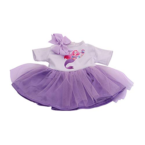 Zeagro Puppenkleidung, Puppenkleidung Kleid Outfit Kleidung Set für 18 Zoll American Girl Puppe Geschenk (Farbe 2) von Zeagro