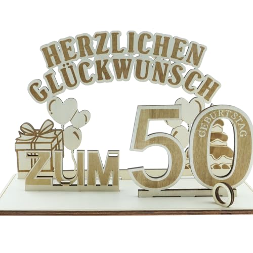 Zeaicos 50 Holz Schild Geburtstag Geldgeschenke, 50 Geburtstag deko,Jubiläum Gedenken Kreatives Geld Geschenk Personalisierbares Geschenk für Frau & Mann Zeaicos 50 Holz Schild Geburtstag Geldgeschenke, 50 Geburtstag deko,Jubiläum Gedenken Kreatives Geld Geschenk Personalisierbares Geschenk für Frau & Mann von Zeaicos