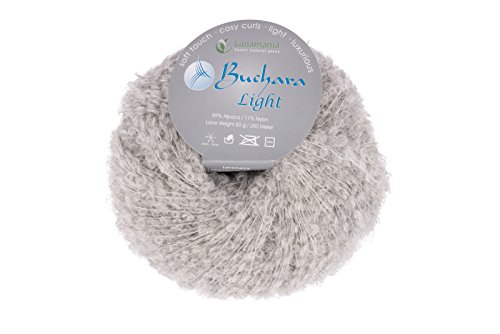 Lanamania BL02 Buchara Light Garn, Wolle, grau, 15 x 13 x 8 cm von Zealana
