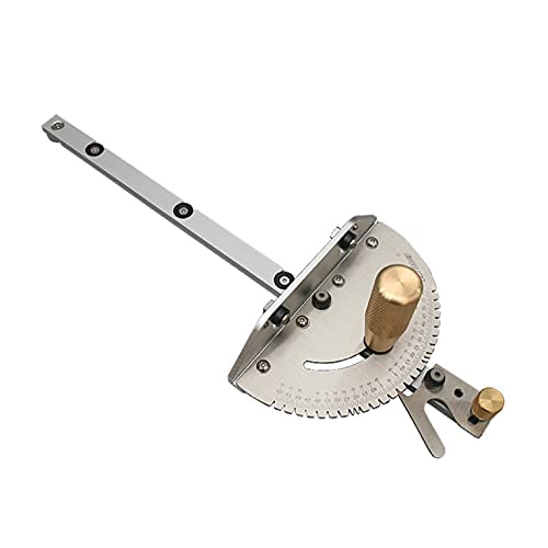 Zebery Gehrungslehre, Holzbearbeitung, verbessertes Zaun-Gehrungslehre-Set, Tischsägen-Oberfräse, 450 mm, Winkelgehrungslehre für Tischsäge/Trimmmaschine Zebery Gehrungslehre, Holzbearbeitung, verbessertes Zaun-Gehrungslehre-Set, Tischsägen-Oberfräse, 450 mm, Winkelgehrungslehre für Tischsäge/Trimmmaschine von Zebery