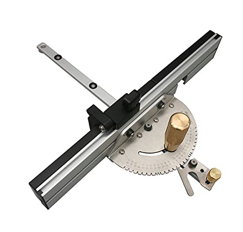 Zebery Gehrungslehre, 450 mm Winkelgehrungslehre für Tischsäge/Trimmmaschine von Zebery