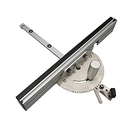 Zebery Gehrungslehre, Holzbearbeitung, verbessertes Zaun-Gehrungslehre-Set, Tischsägen-Oberfräse, 450 mm, Winkelgehrungslehre für Tischsäge/Trimmmaschine Zebery Gehrungslehre, Holzbearbeitung, verbessertes Zaun-Gehrungslehre-Set, Tischsägen-Oberfräse, 450 mm, Winkelgehrungslehre für Tischsäge/Trimmmaschine von Zebery