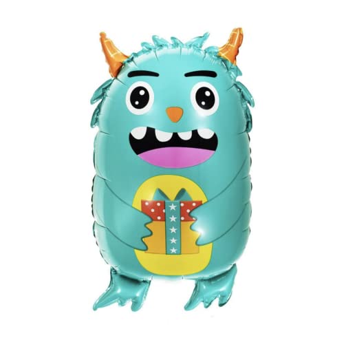 Blauer Monster-Folienballon, 65 cm Blauer Monster-Folienballon, 65 cm von Zebra Balloons