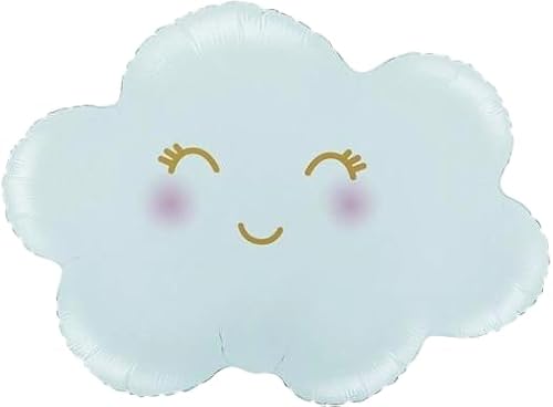 Blauer Wolken-Folienballon, 55 cm Blauer Wolken-Folienballon, 55 cm von Zebra Balloons