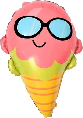 Eiscreme-Glas-Folienballon, 60 cm Eiscreme-Glas-Folienballon, 60 cm von Zebra Balloons