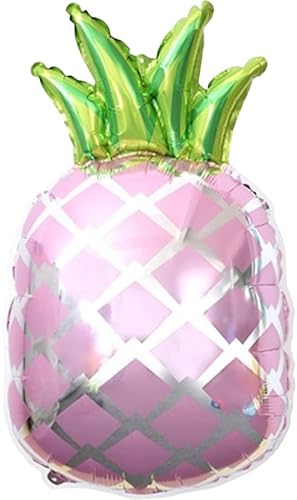 Folienballon Ananas, Rosa, 60 cm, 2 Stück von Zebra Balloons