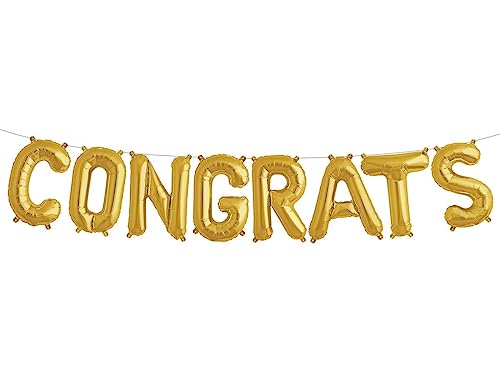 Folienballon-Banner, goldfarben, 1 m Folienballon-Banner, goldfarben, 1 m von Zebra Balloons