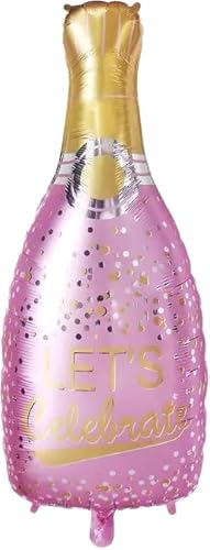 Folienballon Celebrate Bottle Pink 80cm Folienballon Celebrate Bottle Pink 80cm von Zebra Balloons