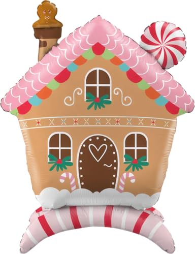 Folienballon Lebkuchenhaus 65cm Folienballon Lebkuchenhaus 65cm von Zebra Balloons