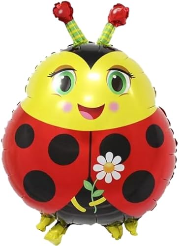 Folienballon Marienkäfer, 50 cm von Zebra Balloons