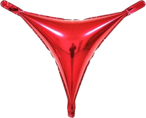 Folienballon mit dreieckigem Punkt, Rot, 60 cm (12 Stück) von Zebra Balloons