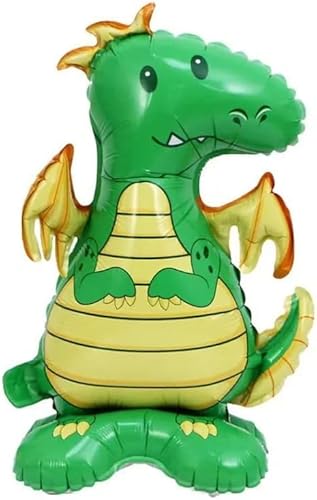 Folienballon mit grünem Flugsaurier, Dinosaurier, 50 cm Folienballon mit grünem Flugsaurier, Dinosaurier, 50 cm von Zebra Balloons