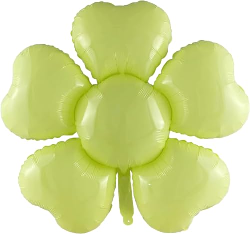Folienballon mit grüner Blume, Pastellfarben, 85 cm Folienballon mit grüner Blume, Pastellfarben, 85 cm von Zebra Balloons
