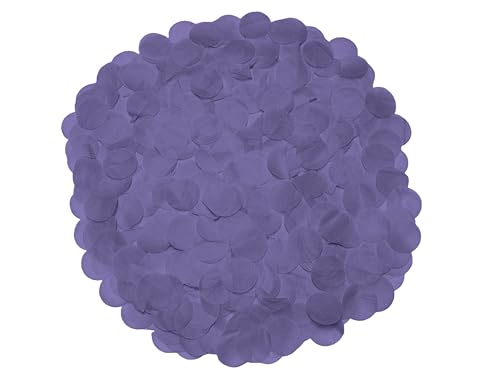 Lavendel-Papier-Konfetti, 2,5 cm Durchmesser, 10 g (2 Stück) von Zebra Balloons