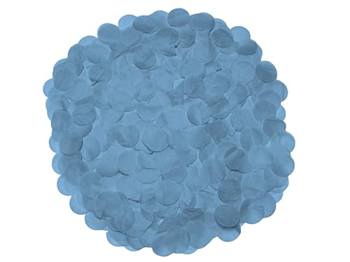 Marineblaues Papier-Konfetti, 2,5 cm Durchmesser, 10 g (2 Stück) von Zebra Balloons