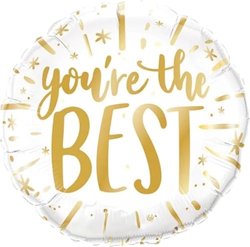 You're The Best Folienballon, 45 cm, 2 Stück You're The Best Folienballon, 45 cm, 2 Stück von Zebra Balloons
