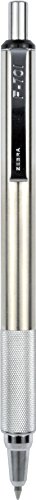 Zebra F-701 Edelstahl-Kugelschreiber, schwarze Tinte, feine Spitze, je 1 Stück (29411) von Zebra Pen