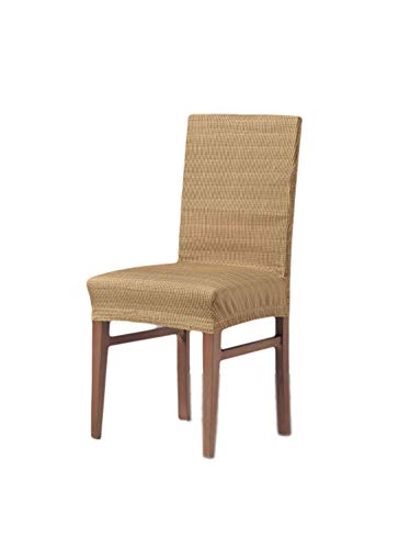 Estoralis | VEGA | Stuhlbezug im modernen Design | Elastischer Jacquardstoff | Beige | Für Stuhl mit Rückenlehne Größe 45x45 cm. 50 cm hohe Rückenlehne | Stuhlschutz | Anpassbar an alle Stuhltypen Estoralis | VEGA | Stuhlbezug im modernen Design | Elastischer Jacquardstoff | Beige | Für Stuhl mit Rückenlehne Größe 45x45 cm. 50 cm hohe Rückenlehne | Stuhlschutz | Anpassbar an alle Stuhltypen von Zebra Technologies