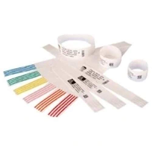 Zebra Z-Band Direct – Etiketten-Drucker (schwarz, weiß, Wärmeübertragung, Polypropylen, 25.4 x 178, 2100 Stück (S), 4,9895 kg) von Zebra Technologies