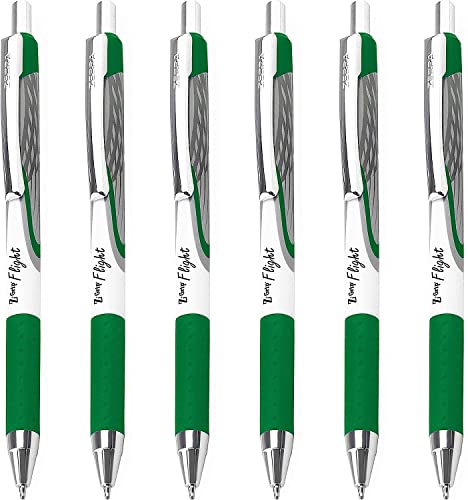 Zebra Classic Z-Grip Flight Kugelschreiber, 1,2 mm, Grün, 6 Stück von Zebra Pen