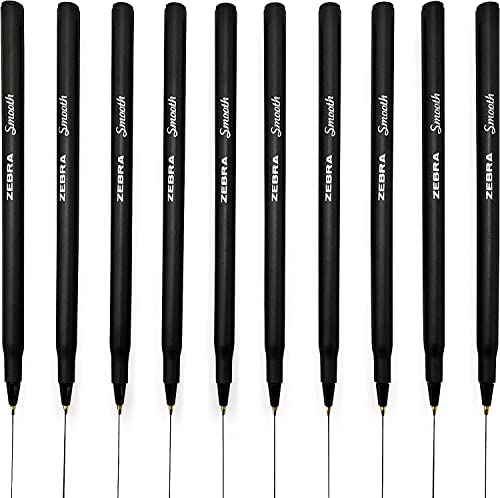 Zebra Smooth Stick Kugelschreiber, 0,7 mm Spitze, Schwarz, 50 Stück Zebra Smooth Stick Kugelschreiber, 0,7 mm Spitze, Schwarz, 50 Stück von Zebra Pen