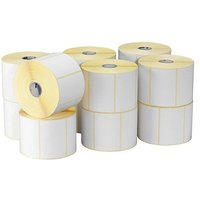 ZEBRA Endlosetikettenrollen für Etikettendrucker 800264-255 weiß, 102,0 x 64,0 mm, 12 x 1100 Etiketten von Zebra