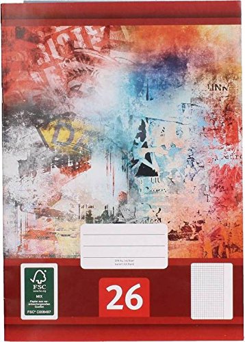 Zebra DIN A4 5 Hefte a 16 Blatt kariert mit Rand gemustert NEU Zebra DIN A4 5 Hefte a 16 Blatt kariert mit Rand gemustert NEU von Zebra