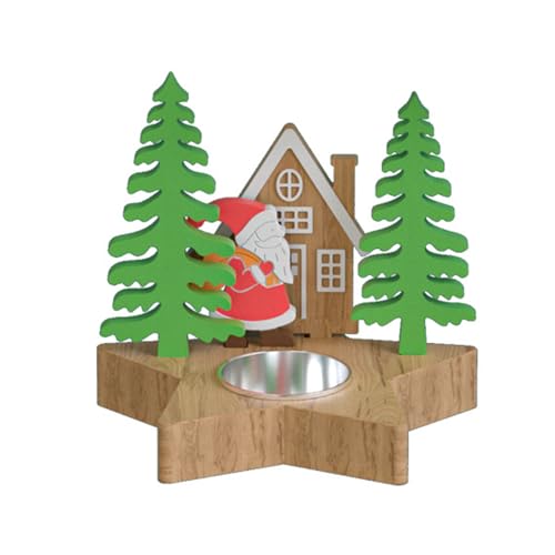 Silikonformen Gießformen Weihnachten, Silikonform Weihnachtsbaum Kerzenhalter, Silikonform Tannenbaum Kerzenhalter, Weihnachtsbaum Gipsformen zum Gießen, Gießformen Silikon Weihnachten (B) von Zecnaud