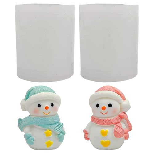 Zecnaud Silikonform Weihnachten Schneemann, Silikonformen Gießformen Weihnachten Kerzenformen zum Gießen, Gipsformen zum Gießen, Schneemann Gießformen Silikon für DIY Handwerk Weihnachtsdeko (2pcs) Zecnaud Silikonform Weihnachten Schneemann, Silikonformen Gießformen Weihnachten Kerzenformen zum Gießen, Gipsformen zum Gießen, Schneemann Gießformen Silikon für DIY Handwerk Weihnachtsdeko (2pcs) von Zecnaud