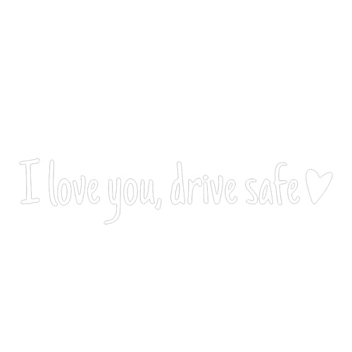 I Love You Drive Safe Sticker, I Love You Safe Driving Mirror Sticker, Wasserdichte Buchstaben Emblem Fahrzeuge Außenwindscheibe Aufkleber Liebe Safes Antrieb I Love You Drive Safe Sticker, I Love You Safe Driving Mirror Sticker, Wasserdichte Buchstaben Emblem Fahrzeuge Außenwindscheibe Aufkleber Liebe Safes Antrieb von Zegaqae