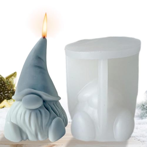 Silikonform Weihnachten Wichtel, Weihnachten Kerzenformen Zum Gießen, DIYs Wichtel Silikonformen Gießformen, Für Seife, Schokolade, Kuchen Und Harzornamente Verwendet Silikonform Weihnachten Wichtel, Weihnachten Kerzenformen Zum Gießen, DIYs Wichtel Silikonformen Gießformen, Für Seife, Schokolade, Kuchen Und Harzornamente Verwendet von Zegaqae