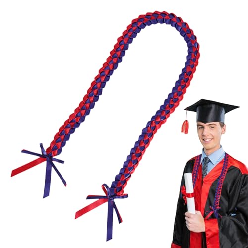Zegaqae Abschlussband 2024, Abschlussband Klasse 2024 | Abschlussband Seil 2024 | Geflochtenes Leis-Bandseil, doppelt geflochtene Halskette, Girlande, Party-Dekorationszubehör für 2024-Absolventen Zegaqae Abschlussband 2024, Abschlussband Klasse 2024 | Abschlussband Seil 2024 | Geflochtenes Leis-Bandseil, doppelt geflochtene Halskette, Girlande, Party-Dekorationszubehör für 2024-Absolventen von Zegaqae