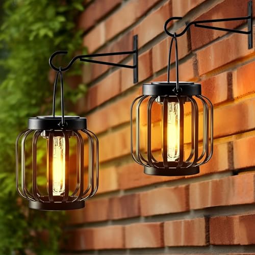 2 Stück Solarlampen für Außen Hängend,Retro LED Solar Laternen,Solarleuchten Gartendeko,Wasserdicht Metall Hängend Solarleuchten,Solar Laternen für Draußen für Terrasse Rasen Balkon Hof Gartendeko 2 Stück Solarlampen für Außen Hängend,Retro LED Solar Laternen,Solarleuchten Gartendeko,Wasserdicht Metall Hängend Solarleuchten,Solar Laternen für Draußen für Terrasse Rasen Balkon Hof Gartendeko von ZeiLaBang Kakadi
