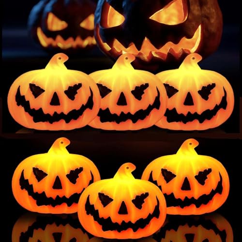 ZeiLaBang Kakadi 6 Stück Halloween Laterne,LED Kürbis Mit Licht,Halloween Deko Licht,Leuchtende Kürbislaterne, Laterne Outdoor mit LED Kerze für Herbstdeko, Innen Außenlaterne Dekorationen ZeiLaBang Kakadi 6 Stück Halloween Laterne,LED Kürbis Mit Licht,Halloween Deko Licht,Leuchtende Kürbislaterne, Laterne Outdoor mit LED Kerze für Herbstdeko, Innen Außenlaterne Dekorationen von ZeiLaBang Kakadi