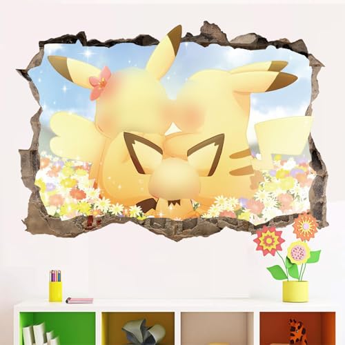 Cartoon Wandaufkleber Kinderzimmer,Videospiel Wandstikcer,Wand Fenster Wandtattoo,Cartoon Wandsticker,Kinderzimmer Schlafzimmer Wanddekoration,Wandsticker für Kinderzimmer von ZeiLaBang Kakadi