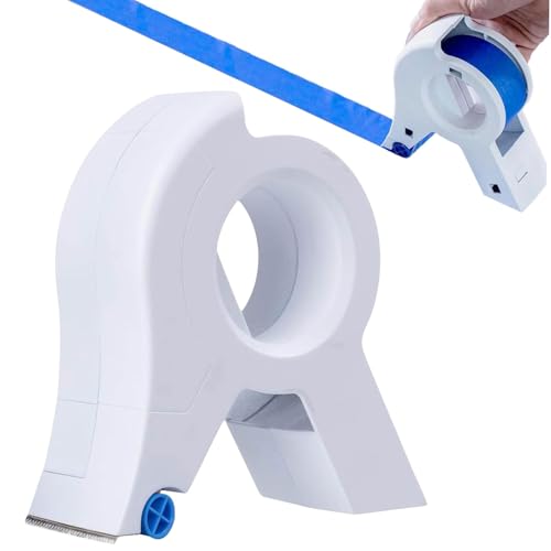 ZeiLaBang Kakadi Masking Master,Maler Klebebandspender,Klebebandmaschine tragbare Maler,Tape Trim,Vormontiertes Abdeckfolien-Klebebandwerkzeug,Geeignet für Zierleisten, Böden, Fenster und Türrahmen von ZeiLaBang Kakadi