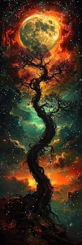 Diamond Painting Baum Diamond Painting Kinder, Crystal Art Sternenhimmel Mosaikherstellung 5D DIY Vollbohrer Diamanten Malerei Stickerei Kreuzstich für Deko Wohnzimmer, Geschenke 90x270cm -pg2504VM Diamond Painting Baum Diamond Painting Kinder, Crystal Art Sternenhimmel Mosaikherstellung 5D DIY Vollbohrer Diamanten Malerei Stickerei Kreuzstich für Deko Wohnzimmer, Geschenke 90x270cm -pg2504VM von Zeipopge