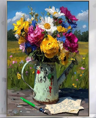 Diamond Painting Blume, Diamond painting Erwachsene Vase Muster Design 5D DIY Eckige Vollbohrer Diamanten Malerei Stickerei Kreuzstich Basteln Erwachsene für Deko Wohnzimmer 30 x 40 cm -zpg25070M Diamond Painting Blume, Diamond painting Erwachsene Vase Muster Design 5D DIY Eckige Vollbohrer Diamanten Malerei Stickerei Kreuzstich Basteln Erwachsene für Deko Wohnzimmer 30 x 40 cm -zpg25070M von Zeipopge