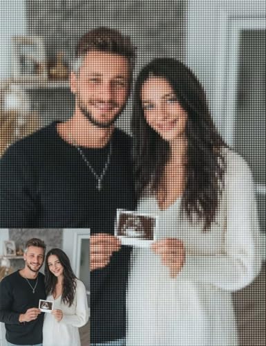 Diamond Painting Eigenes Foto, Diamond Painting Personalisiert Muster Design 5D DIY Vollbohrer Diamanten Malerei Mosaik Bastelset Erwachsene für Zimmer Deko Wanddeko, Geschenke (100x209cm) -zpg250724A von Zeipopge