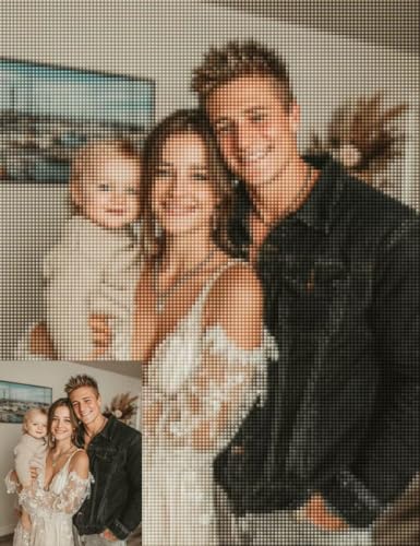Diamond Painting Eigenes Foto, Diamond Painting Personalisiert Muster Design 5D DIY Vollbohrer Diamanten Malerei Mosaik Bastelset Erwachsene für Zimmer Deko Wanddeko, Geschenke (40x122cm) -zpg2507235 von Zeipopge