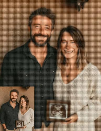 Diamond Painting Eigenes Foto, Diamond Painting Personalisiert Muster Design 5D DIY Vollbohrer Diamanten Malerei Mosaik Bastelset Erwachsene für Zimmer Deko Wanddeko, Geschenke (40x58cm) -zpg25072E0 von Zeipopge
