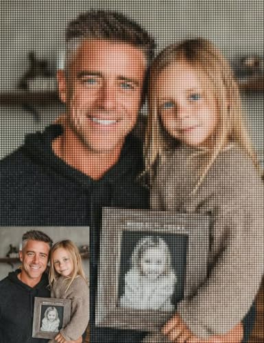 Diamond Painting Eigenes Foto, Diamond Painting Personalisiert Muster Design 5D DIY Vollbohrer Diamanten Malerei Mosaik Bastelset Erwachsene für Zimmer Deko Wanddeko, Geschenke (60x140cm) -zpg25072S5 von Zeipopge