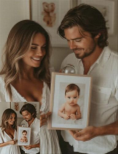 Diamond Painting Eigenes Foto, Diamond Painting Personalisiert Muster Design 5D DIY Vollbohrer Diamanten Malerei Mosaik Bastelset Erwachsene für Zimmer Deko Wanddeko, Geschenke (80x116cm) -zpg250724J von Zeipopge